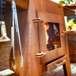 Camino / grill da esterno Forno DAMM - corten - immagine 2