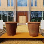 Vaso da fiori TUBE - corten - immagine 2