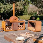 Forno pizza DOME - acciaio corten - immagine 5