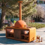 Cucina da esterno DOME - corten - immagine 3