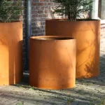 Vaso da fiori CIRCUM STANDARD di grandi dimensioni - corten - immagine 3