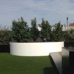 Vaso da fiori ELLIPSE senza fondo - alluminio - immagine 2