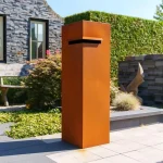 Cassetta postale IVAR - acciaio corten - immagine 3