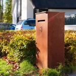 Cassetta postale CASE - acciaio corten - immagine 3