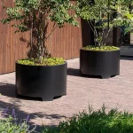 Vaso da fiori CIRCUM con gambe - alluminio - immagine 3