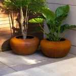 Vaso da fiori ONYX - corten - immagine 3