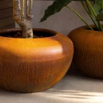 Vaso da fiori ONYX - corten - immagine 4