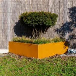 Vaso da fiori TRIANGLE - corten - immagine 2