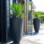 Vaso da fiori CANNA - fibra di vetro - immagine 2
