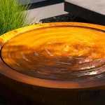 Tavolo ad acqua BAYOU - rotondo - acciaio verniciato - immagine 4