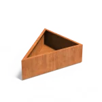 Vaso da fiori TRIANGLE - corten