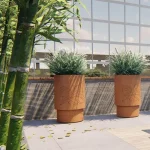 MORE vaso di fiori - corten - immagine 2