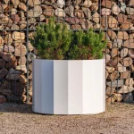 Vaso da fiori BOXER - alluminio - immagine 2