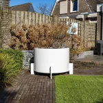 Vaso da fiori DRUM - alluminio - immagine 2