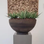 Vaso da fiori BOCCA - corten - immagine 2