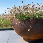 Vaso da fiori BOCCA - corten - immagine 4