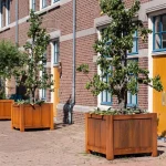 Vaso da fiori YORK - corten - immagine 2