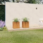 Vaso da fiori DOMUS - corten - immagine 2