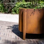 Vaso da fiori BOTAN - corten - immagine 2