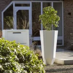Vaso da fiori FACET - alluminio - immagine 2