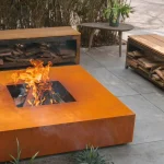 Tavolo da fuoco QUAD - corten - immagine 5