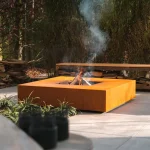 Tavolo da fuoco QUAD - corten - immagine 2