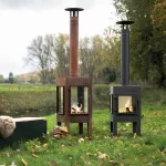 Caminetto da esterno DIGNA - corten - immagine 4