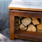 Casetta in legno LOGG SEAT - acciaio rivestito - immagine 3