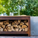 Casetta in legno LOGG SEAT - acciaio rivestito - immagine 2