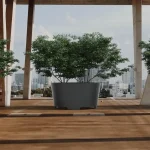 Vaso da fiori CONIC con piedini - alluminio - immagine 3