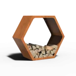 Capannone in legno HEX - corten