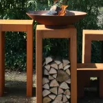 Halo - braciere - corten - immagine 3