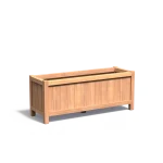 Vaso da fiori VALENCIA con gambe - rettangolare - legno