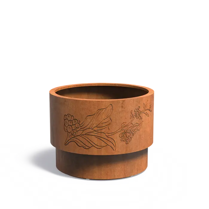MOC2 MORE vaso di fiori - corten - immagine 1