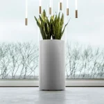 Vaso da fiori CIRCUM con ruote - alluminio - immagine 3