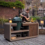 Cucina da esterno FORNO KAMADO - alluminio - immagine 4