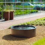 Stagno POND - rotondo - alluminio - immagine 3