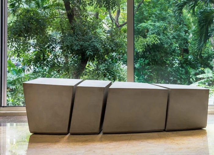 Panca Atelier Vierkant BL - immagine 1