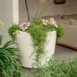 Vaso da fiori CONIC - fibra di vetro - immagine 2