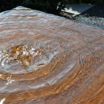 Blocco d'acqua rettangolare / quadrato - corten - immagine 4