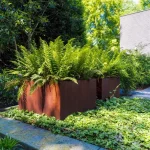 CARREZ CONNECT vasi da fiori quadrati piccoli - corten - immagine 2