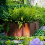 CARREZ CONNECT vasi da fiori quadrati piccoli - corten - immagine 5