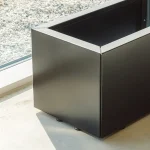 Vaso da fiori CARREZ CONNECT - rettangolare, acciaio verniciato - immagine 4