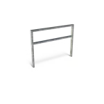 Portabiciclette AROS con barra fittizia, acciaio zincato