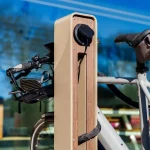 Supporto per bici elettrica STORR - alluminio / corten - immagine 4