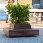 Panca angolare STORR - corten - immagine 4