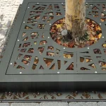 Fossa per alberi quadrata 1490 mm - corten - immagine 4