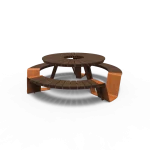 Set picnic DUNC - acciaio corten