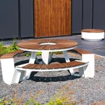 Set picnic DUNC - acciaio corten - immagine 3
