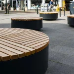Tavolo rotondo AROS - alluminio - immagine 5